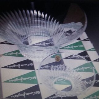 Juego de fuente y boles de cristal