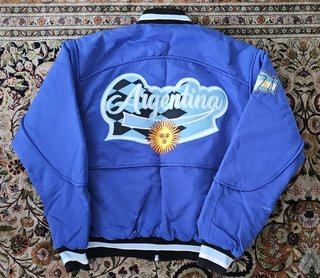 Cazadora Bomber Retro Argentina 90s Talla L