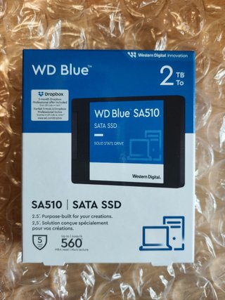 SSD WD Blue SA510 2TB SATA 2,5" Nuevo Precintado