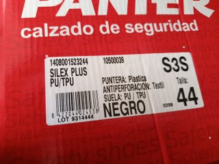 Botas de seguridad Panter Silex Plus Talla 44