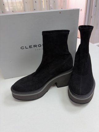 Botines Clergerie tipo calcetín de piel t. 36