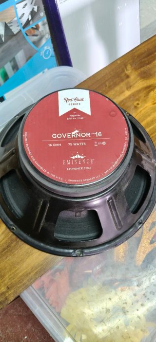 Altavoz Eminence Governor 16 Ohm 75W