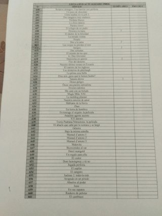 Lista n°6 di film in DVD
