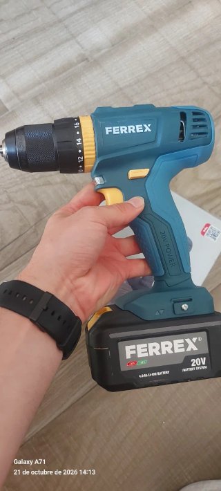 Taladro Destornillador Ferrex 20V