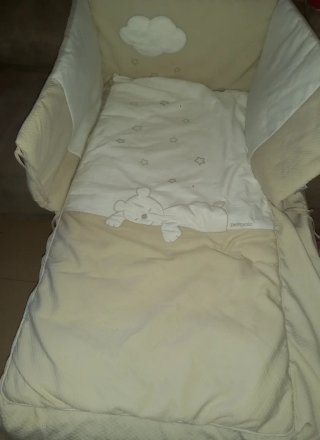 Chinchonera y Colcha con Nórdico para Cuna