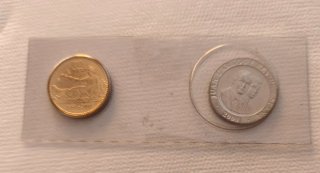 Lote 2 Monedas Pesetas Conmemorativas. 100-200 pta