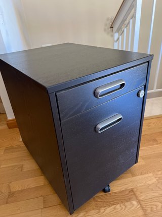 Cajonera de Oficina IKEA Negra