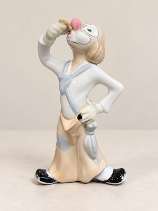 Figura de Porcelana de Payaso
