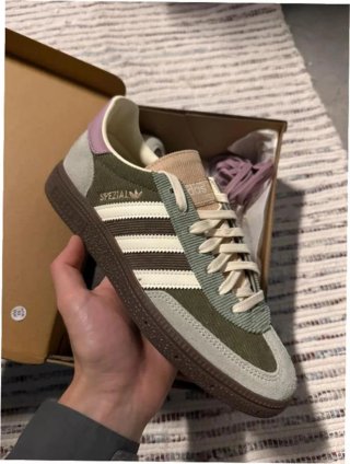 Adidas Handball Spezial Silver Green Talla 37
