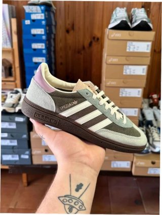 Adidas Handball Spezial Silver Green Talla 38