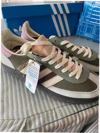 Adidas Handball Spezial Verde/Plata Talla 36