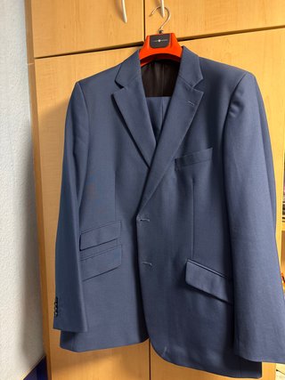 Traje de Chaqueta Azul Marino Talla XL