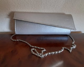Bolso de fiesta plateado
