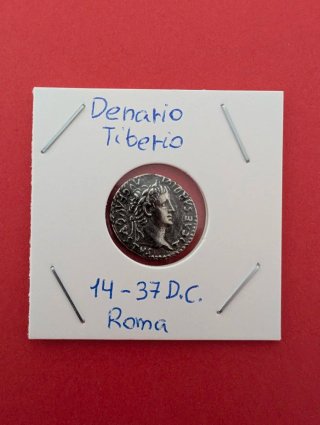 Réplica Denario Tiberio