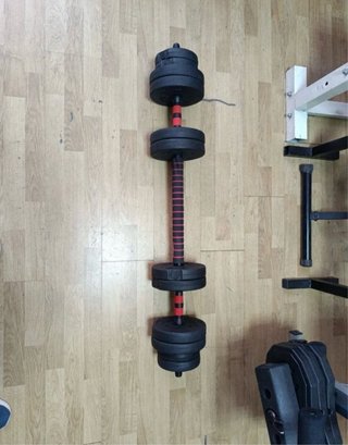 Lote 2 discos PVC 25kg + empalme