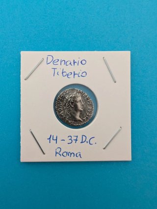 Réplica Denario de Tiberio
