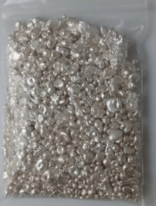 500g de Granallas de Plata Pura 999,9%