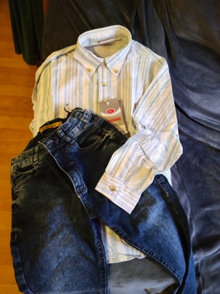 Conjunto Camisa y Vaqueros para Niño