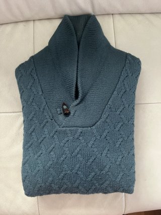 Jersey de punto azul Shenior Talla L