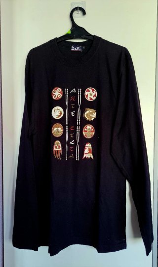 Camiseta Manga Larga Arte Celta Talla L