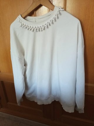 Sudadera Blanca Talla XL