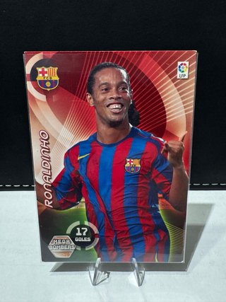Cromo Mega Bombers Ronaldinho FC Barcelona