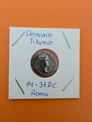 Réplica Denario de Tiberio