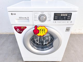 LAVADORA LG 8 KILOS 1400 RPM. A+++ GARANTIA