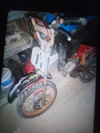 Moto de Cross con Motor Franco Morini