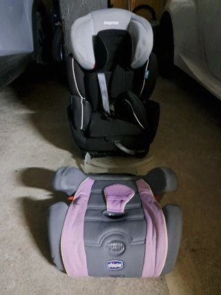 Silla de coche Megamax y elevador Chicco