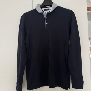 Camisa Zara Hombre Negra Talla M