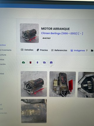 Motor de arranque Citroën Berlingo ID 467087