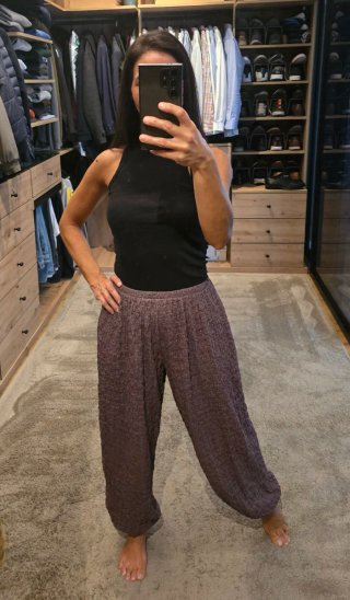 Pantalón bombacho chica Zara