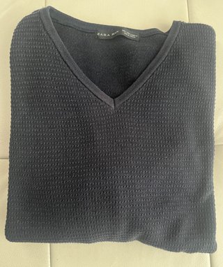 Jersey Azul Marino Zara Talla L