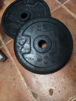 2 Discos de Pesas Domyos 5kg