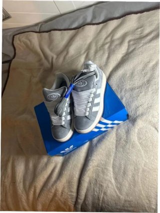 Adidas Campus 00s Gris y Blanco Talla 37