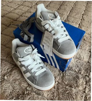 Adidas Campus 00s Gris y Blanco Talla 38