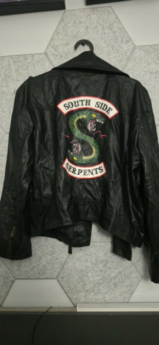 Chaqueta de cuero Riverdale South Side Serpents