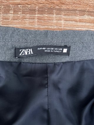 Chaqueta Zara Gris Talla M