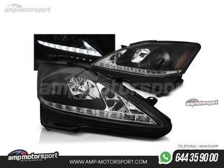 FAROS DELANTEROS LUZ DIURNA LED REAL DRL PARA LEXUS IS