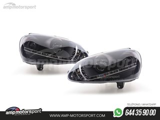 FAROS DELANTEROS LUZ DIURNA LED REAL DRL PARA VOLKSWAGEN GOLF / VARIANT / JETTA MK5
