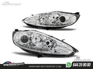 FAROS DELANTEROS LUZ DIURNA LED PARA FORD FIESTA MK7