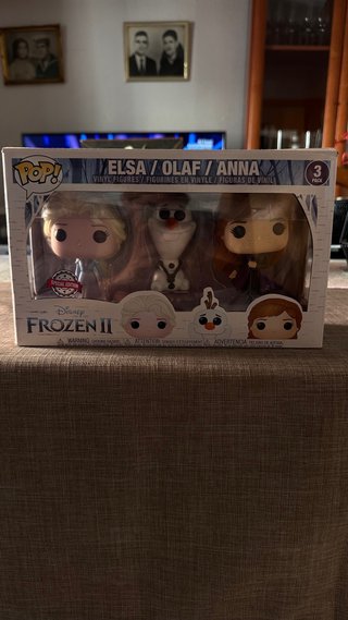 Pack 3 Funko Pop! Frozen 2: Elsa, Olaf y Anna