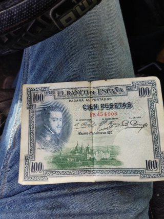 Billete 100 Pesetas 19 de Julio de 1925