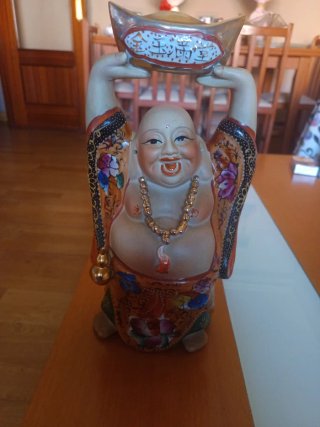Figura de Buda de Porcelana