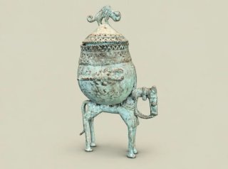 Recipiente Ceremonial de Bronce Dogon