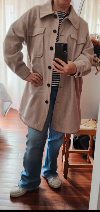 Chaquetón Vero Moda Beige