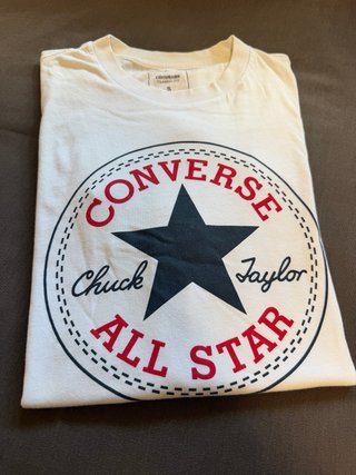 Camiseta Converse Blanca Talla S