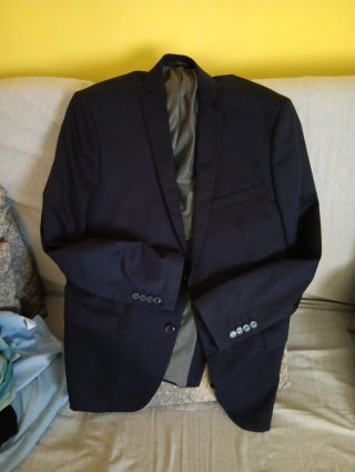Americana Azul Zara Hombre