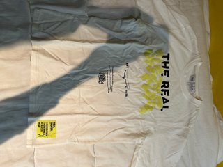 Camiseta Zara Blanca Estampada Talla S